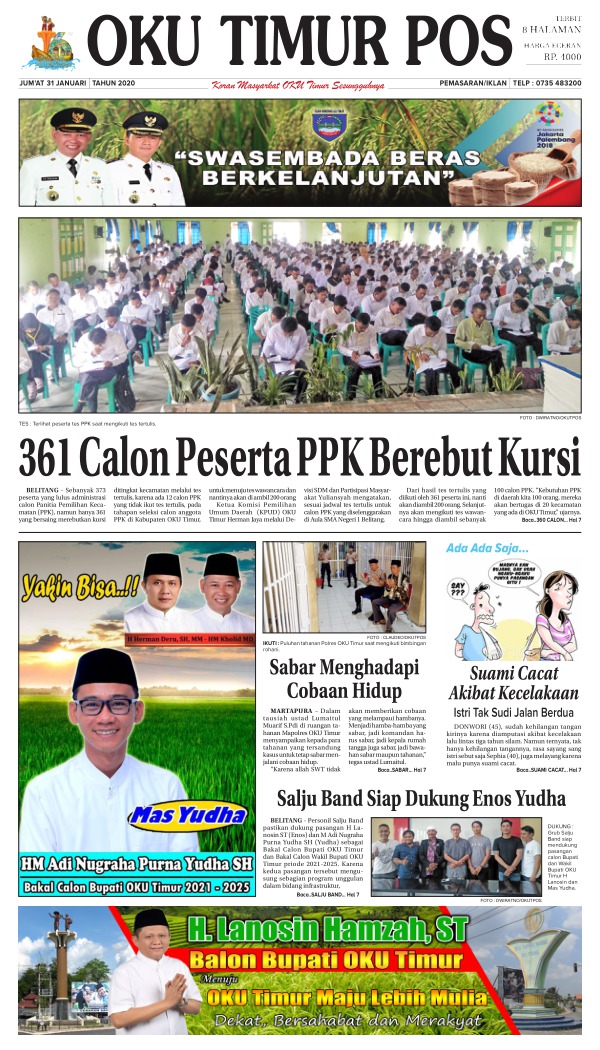 Cpns 2021 Oku Timur Pengumuman Berikut Nama Nama