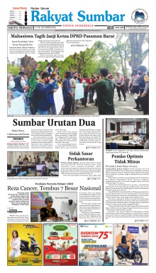 Koran Rakyat Sumbar Edisi 17 Oktober 2020