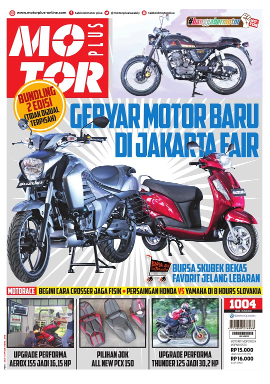 Tabloid Motor Plus Edisi 1004, 30 Mei 2018
