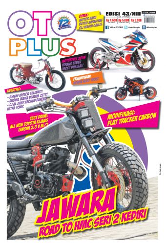 Tabloid OTO PLUS Edisi 43/XIII, 18 April 2016